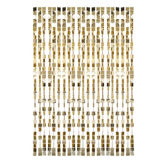 Ginger Ray Champagne Gold Sequin Hanging Backdrop 96cm x 2m
