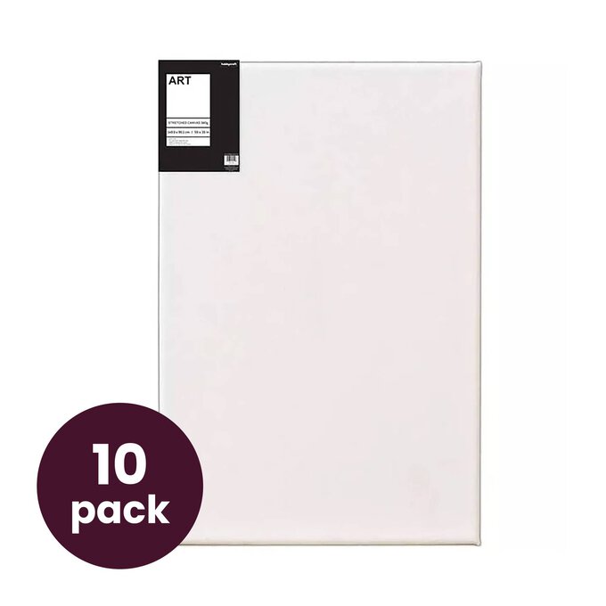 Stretched Canvas 150cm x 100cm 10 Pack Bundle image number 1