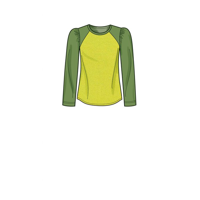 Simplicity Knit Top Sewing Pattern S9645 (XS-XXL) image number 4