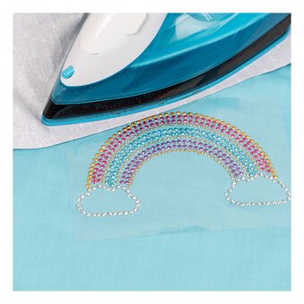 Rainbow Iron-On Gems