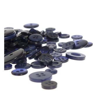 Navy Blue Buttons Pack 50g