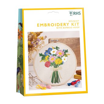 RHS Bouquet Embroidery Kit 8 Inches