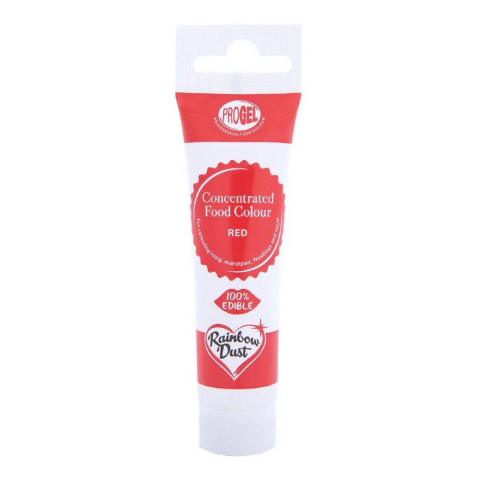 Rainbow Dust Red ProGel Food Colouring 25g image number 1