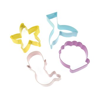 Whisk Mermaid Cookie Cutters 4 Pack