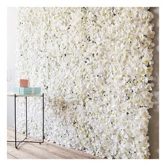 White Flower Wall 60cm x 40cm