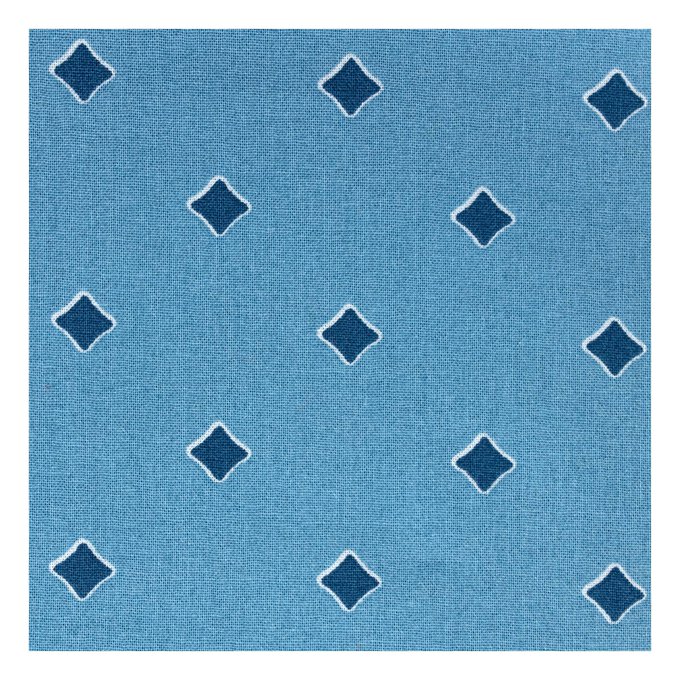 Denim Diamond Single Cotton Fat Quarter image number 4