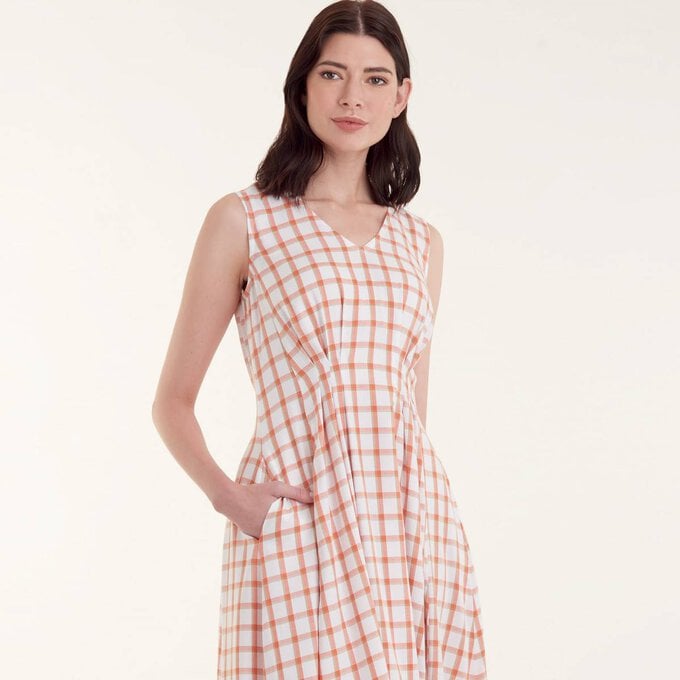 Simplicity Pleated Dress Sewing Pattern S9134 (6-14) image number 3