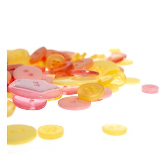 Yellow and Orange Buttons Pack 50g