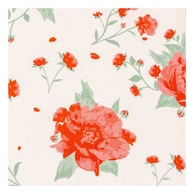 Vintage Floral Drawstring Craft Bag image number 4
