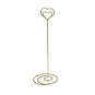 Gold Heart Table Number Stand image number 1