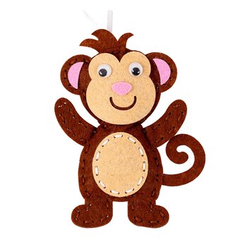 Monkey Felt Sewing Kit