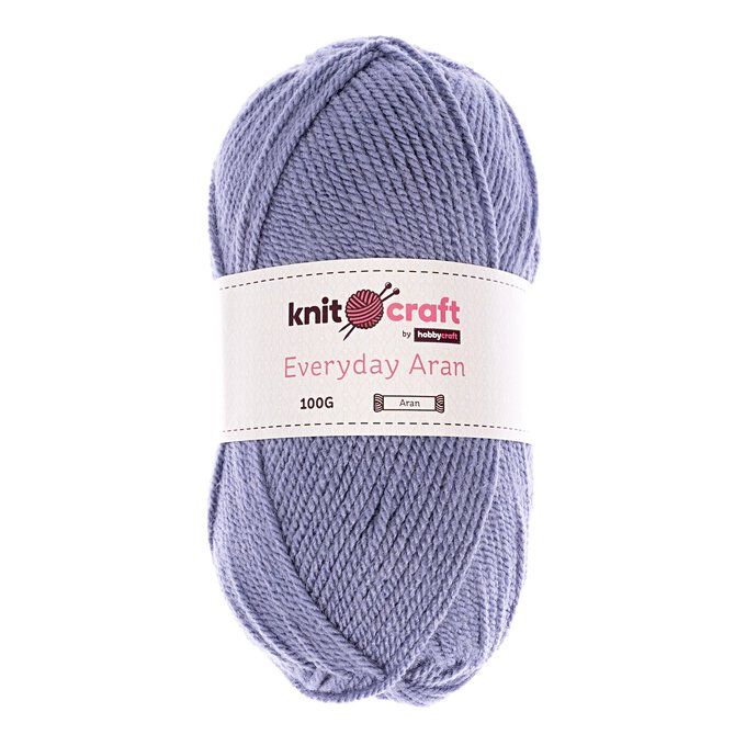 Knitcraft Steel Blue Everyday Aran Yarn 100g 