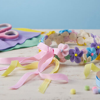 How to Make a Felt Flower Headband