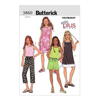 Butterick Girls’ Separates Sewing Pattern 3860 (7-14)