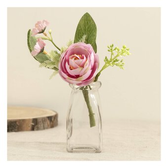 Pink Finished Buttonhole Pick 16cm 