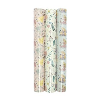 Disney Princess Floral Iron-On Vinyl 12 x 12 Inches 3 Pack
