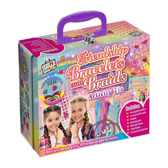 Friendship Bracelets and Braids Activity Tin