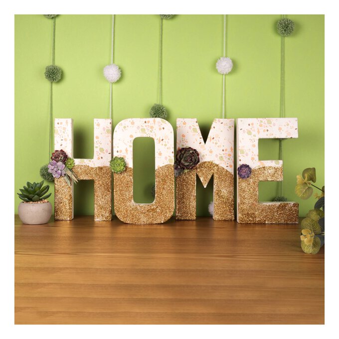 Mache Letter T 20cm image number 3