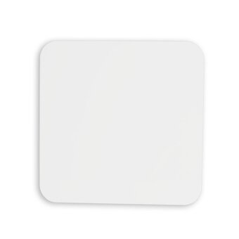 Unisub Square Raw Back Coasters 4 Pack 