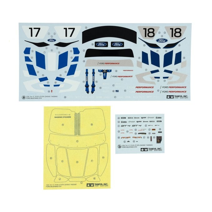 Tamiya Ford Mustang GT4 Model Kit 1:24 image number 4