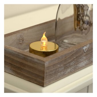 LED Gold Tealights 12 Pack 