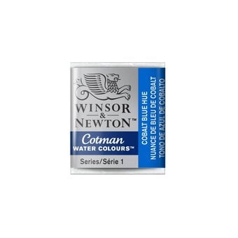 Winsor & Newton Cobalt Blue Hue Cotman Watercolour Half Pan