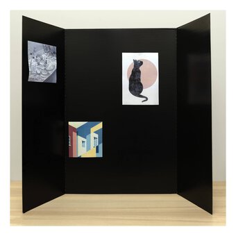 Black Fold-Out Display Stand 91.5cm x 61cm