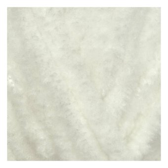 Knitcraft White Plushie Friends Yarn 100g