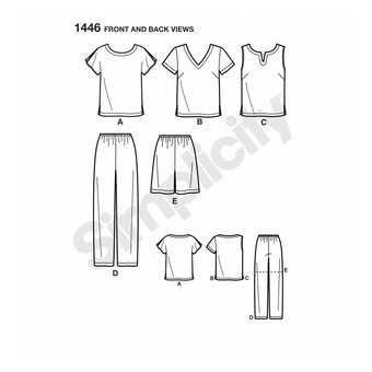 Simplicity Women’s Separates Sewing Pattern 1446 (18-24)