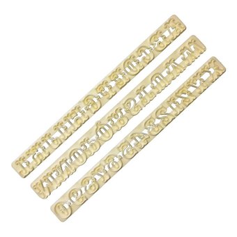 FMM Carnival Alphabet and Number Cutters 3 Pieces