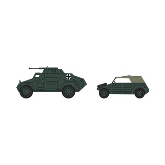 Airfix German Reconnaissance Set Model Kit 1:76