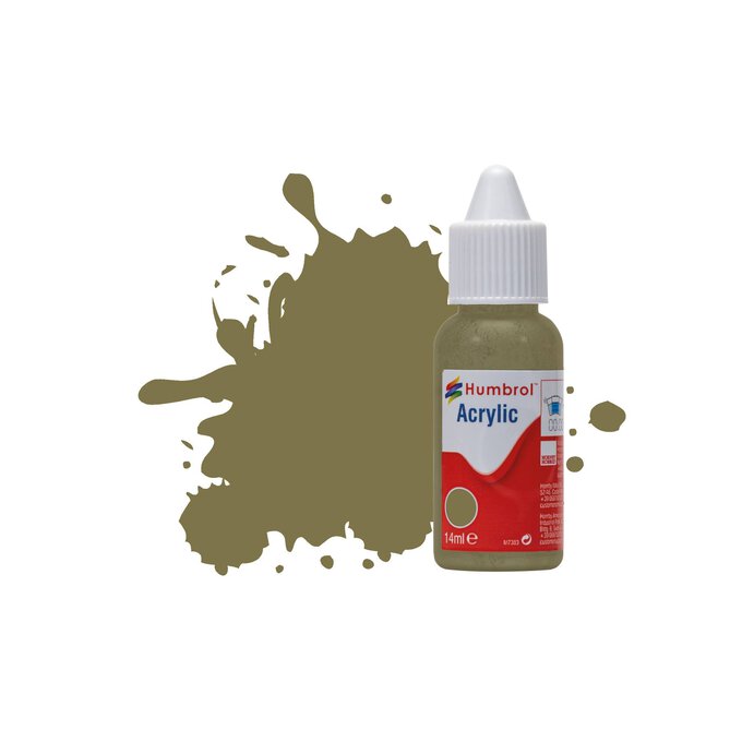 Humbrol 226 Interior Green Matt Acrylic Paint Dropper 14ml  image number 1