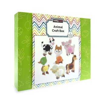 Pom Pom Animal Craft Box