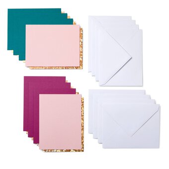 Cricut Joy Corsage Cutaway Cards 4.25 x 5.5 Inches 8 Pack