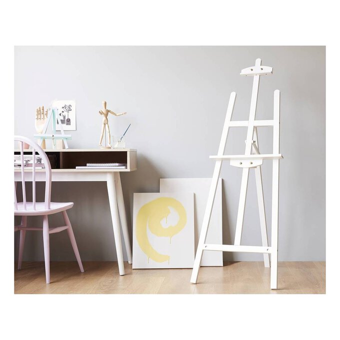 White Studio Display Easel 154cm image number 2