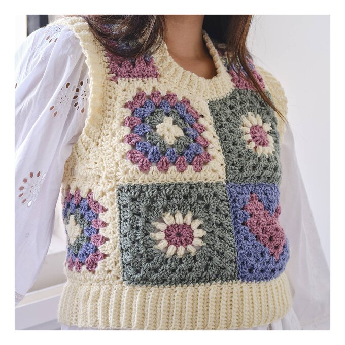 Knitcraft Granny Square Tank Digital Pattern 0356 image number 3