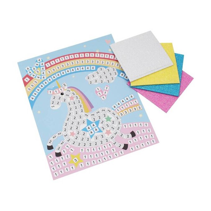 Unicorn Foam Mosaic Art Kit image number 2