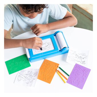 KidzMaker Dinosaur Rub Art Studio