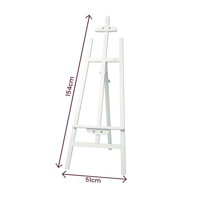 White Studio Display Easel 154cm image number 4