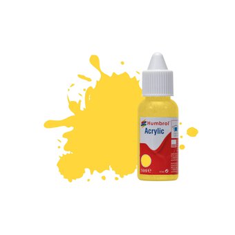 Humbrol 74 Linen Matt Acrylic Paint Dropper 14ml 