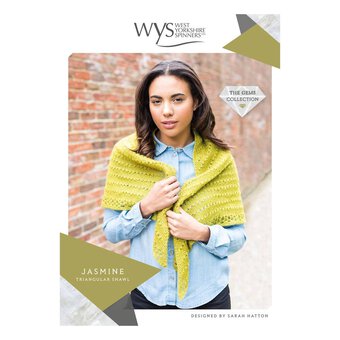 West Yorkshire Spinners Gems Jasmine Triangular Shawl Digital Pattern
