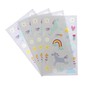 Unicorn Sticker Sheets 4 Pack image number 1