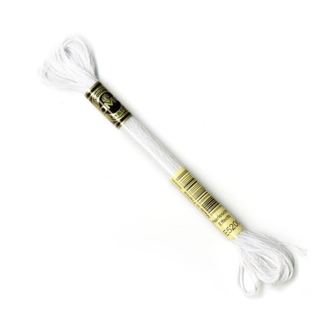 DMC Mouline White Light Effects Embroidery Thread 8m (E5200) image number 1