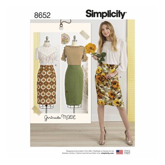 Simplicity Women’s Skirt Sewing Pattern 8652 (6-14)