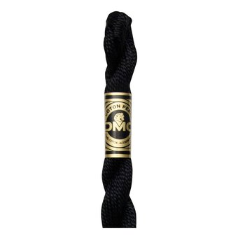 DMC Black Pearl Cotton Thread Size 5 25m (310)