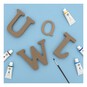 MDF Wooden Letter Q 8cm image number 3