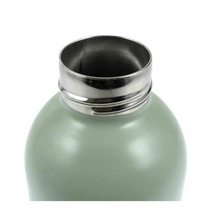Khaki Matt Metal Water Bottle image number 3