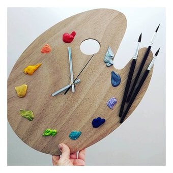 Wooden Palette and Knives Set 5 Pieces