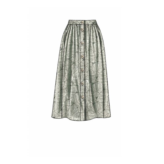 McCall’s Women’s Skirt Sewing Pattern M7981 (XS-M) image number 2